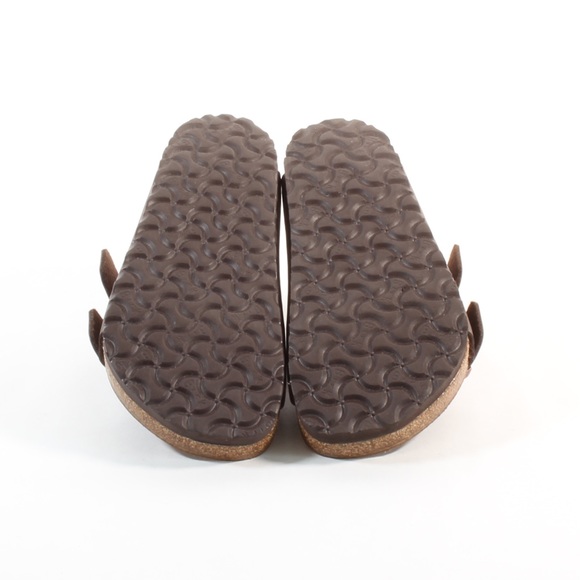 Birkenstock Arizona Brown Leather Cork Sandals NEW - Picture 7 of 8